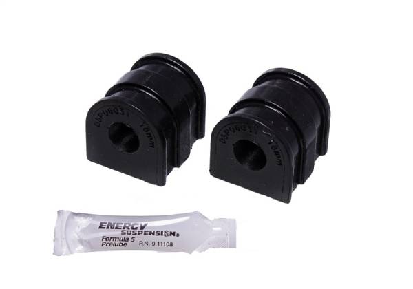 Energy Suspension - Energy Suspension 15.5108G Energy Suspension 10-14 VW Golf (Base)/10-14 VW GTI Black 18.5mm Rear Sway Bar Bushing Set - Fits 2005-2016 Volkswagen Jetta, Beetle