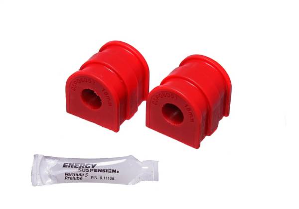 Energy Suspension - Energy Suspension 15.5108R Energy Suspension 10-14 VW Golf (Base)/10-14 VW GTI Red 18.5mm Rear Sway Bar Bushing Set - Fits 2005-2016 Volkswagen Jetta, Beetle