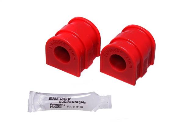 Energy Suspension - Energy Suspension 15.5111R Energy Suspension 06-12 VW GTI / 10-14 VW Golf (Base) Red 21.7mm Rear Sway Bar Bushing Set - Fits 2006-2016 Volkswagen Tiguan, Rabbit, Passat