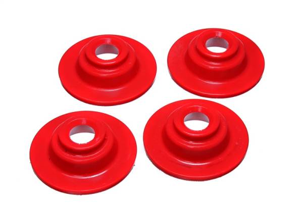 Energy Suspension - Energy Suspension 15.6105R Energy Suspension 06-14 VW GTI / 05-15 VW Jetta (Base, Incl. Wagon) Red Rear Spring Isolator Set - Fits 2005-2016 Volkswagen Tiguan, Rabbit, Jetta