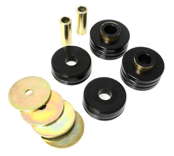 Energy Suspension - Energy Suspension 9.4102G Energy Suspension All Non-Spec Vehicle 2WD Black Universal Mounts/Isolator Kit