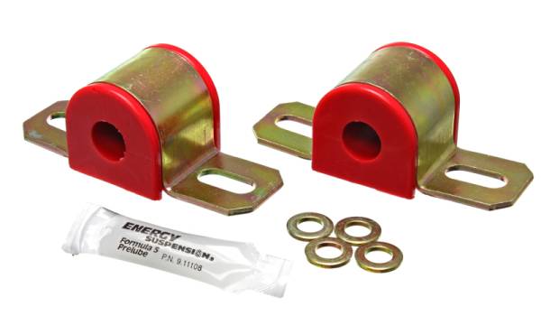 Energy Suspension - Energy Suspension 9.5101R Energy Suspension Universal 7/16in Red Non-Greaseable Sway Bar Bushings