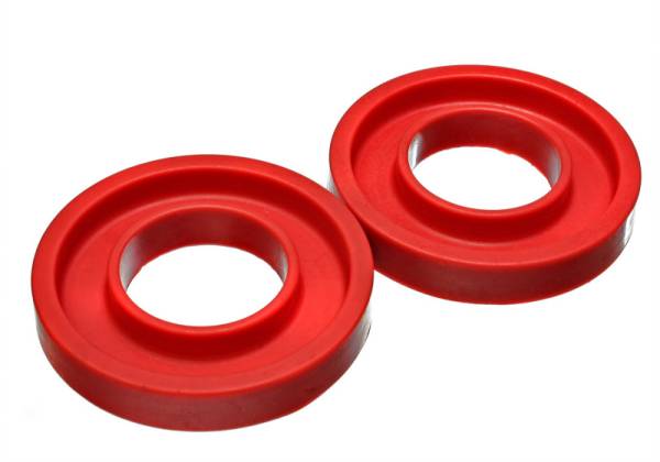 Energy Suspension - Energy Suspension 9.6105R Energy Suspension Coil Spring Isolator Set - Red