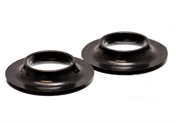 Energy Suspension - Energy Suspension 9.6106G Energy Suspension Universal 2 1/8in ID 4 1/8in OD 13/16in H Black Coil Spring Isolators (2 per set)