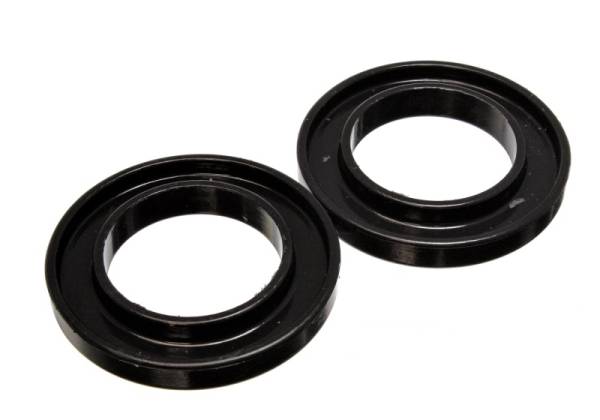 Energy Suspension - Energy Suspension 9.6107G Energy Suspension Universal 3-3/16in ID 5-1/4in OD 3/4in H Black Coil Spring Isolators (2 per set)