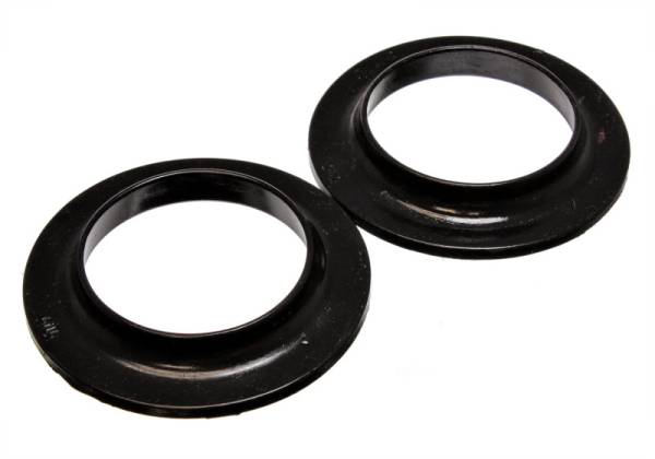 Energy Suspension - Energy Suspension 9.6108G Energy Suspension Universal 3-3/4in ID 5-13/16in OD 7/8in H Black Coil Spring Isolators (2 per set)