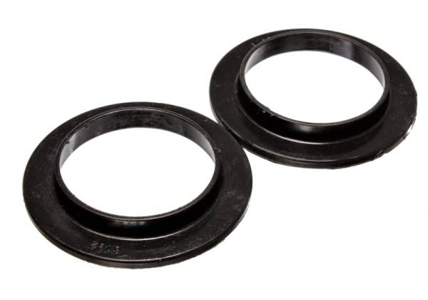 Energy Suspension - Energy Suspension 9.6114G Energy Suspension Universal 2 3/4in ID 4 1/16in OD 9/16in H Black Coil Spring Isolators (2 per set)