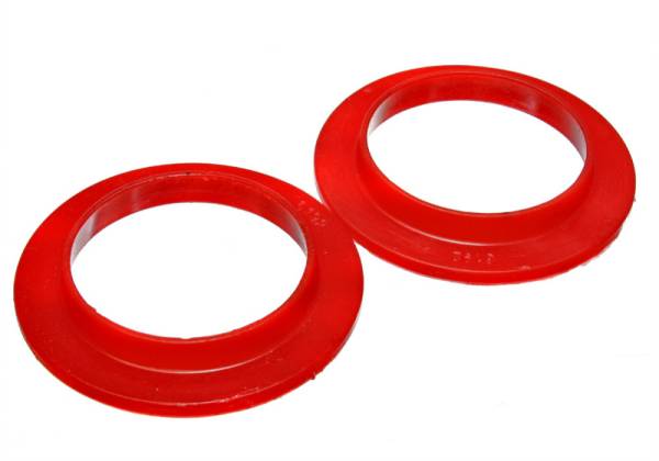 Energy Suspension - Energy Suspension 9.6114R Energy Suspension Coil Spring Isolator Set - Red