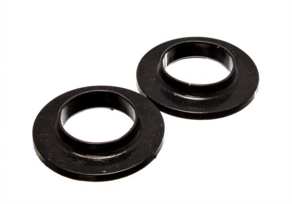 Energy Suspension - Energy Suspension 9.6118G Energy Suspension Universal 2 1/8in ID 3 3/4in OD 3/4in H Black Coil Spring Isolators (2 per set) - Fits 2015-2020 Volkswagen, Audi models