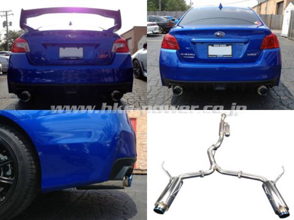 HKS - HKS 31006-BF001 HKS Hi-Power Muffler WRX STI/WRX 2015 US