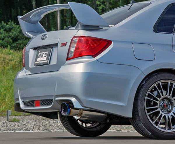 HKS - HKS 31008-BF003 HKS RACING MUFFLER WRX STI SEDAN 11-14 USA