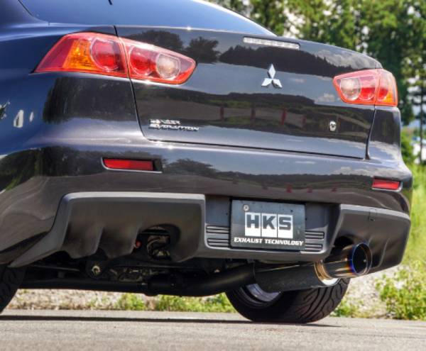 HKS - HKS 31008-BM002 HKS RACING MUFFLER LANCER EVO-X USA
