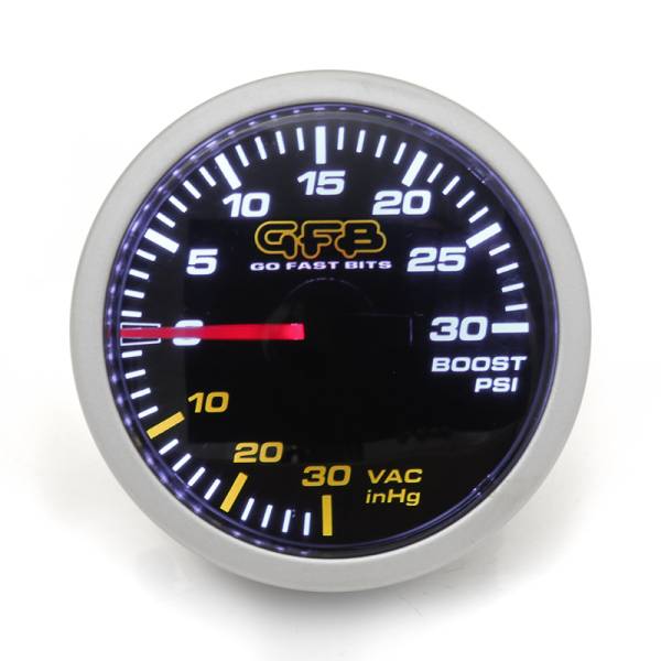 Go Fast Bits - GFB Go Fast Bits 3730 GFB 52mm Boost Gauge 30psi