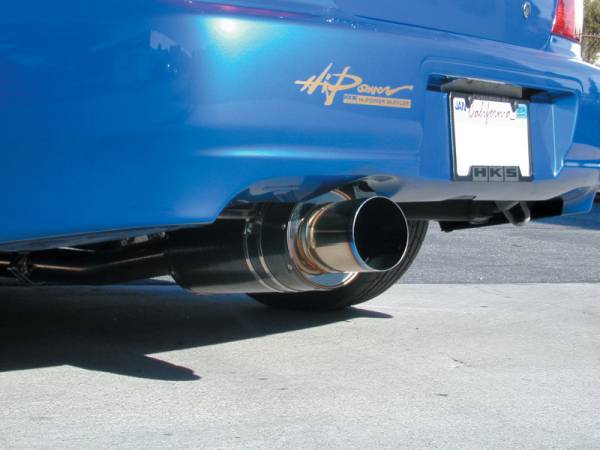 HKS - HKS 3112-EX005 HKS 02-07 WRX / 04-07 STi Carbon Ti Exhaust