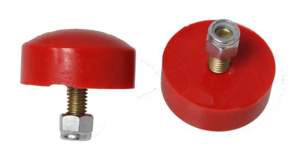 Energy Suspension - Energy Suspension 9.9116R Energy Suspension 1in Tall Buttonhead Bump Stop - Red