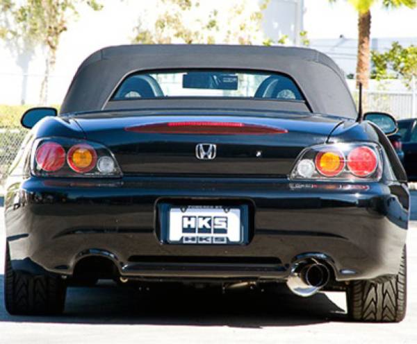 HKS - HKS 32701-BH001 HKS 00-09 S2000 Hi Power Racing Version Exhaust w/ Ti Tip (SUS304 NO COATING)