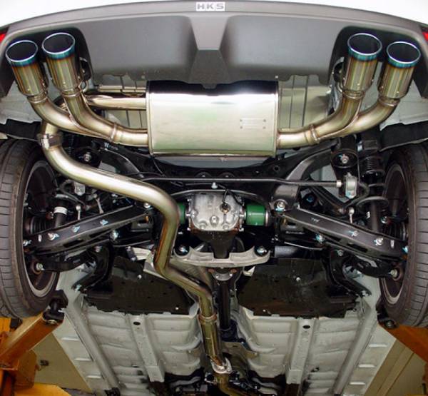 HKS - HKS 33004-AF002 HKS 2008 STi 65mm Stainless Steel Mid-Pipe (only compatible w/ hks31021-AF012 or Stock Muffler)
