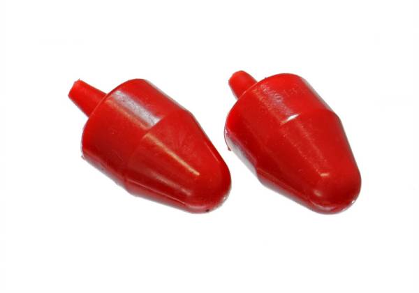 Energy Suspension - Energy Suspension 9.9166R Energy Suspension Universal Pull Thru B-Stop - Red