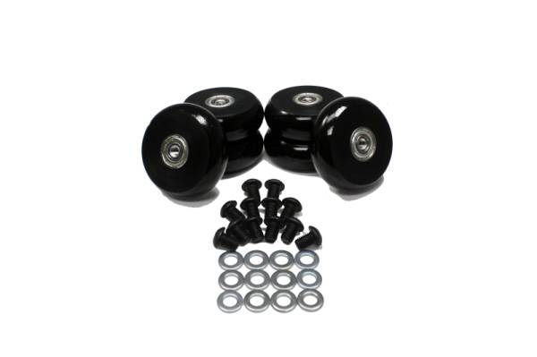 Energy Suspension - Energy Suspension 9.9172G Energy Suspension 2.375in Black Hyper-Glide PolyCreeper Wheels (Set of 6)