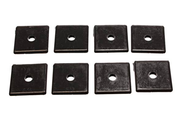 Energy Suspension - Energy Suspension 9.9533G Energy Suspension Pad - Med - 2in SQ x 7/16in ID x 1/4in H - Black