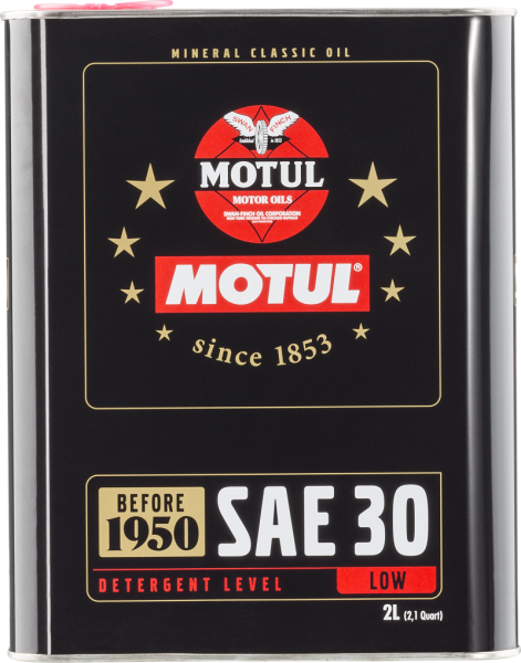 Motul - Motul 104509 Motul Classic SAE 30 Oil - 6x2L