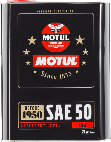 Motul - Motul 104510 Motul Classic SAE 50 Oil - 2L
