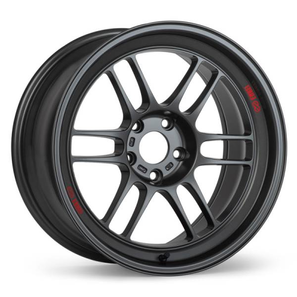 Enkei - Enkei 37981056500GM Enkei RPF1RS 18x10.5 5x114.3 0mm Offset 75mm Bore Matte Gunmetal Wheel