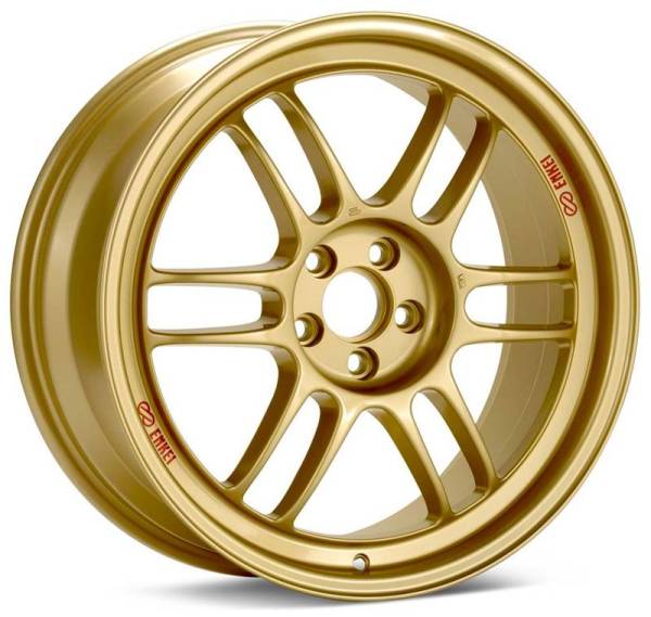 Enkei - Enkei 3798808045GG Enkei RPF1 18x8 5x100 45mm Offset 56mm Bore Gold Wheel 02-10 WRX & 04 STI