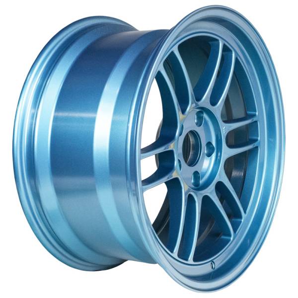 Enkei - Enkei 3798956538EB Enkei RPF1 18x9.5 5x114.3 38mm Offset 73mm Bore Emerald Blue Wheel (MOQ 40)