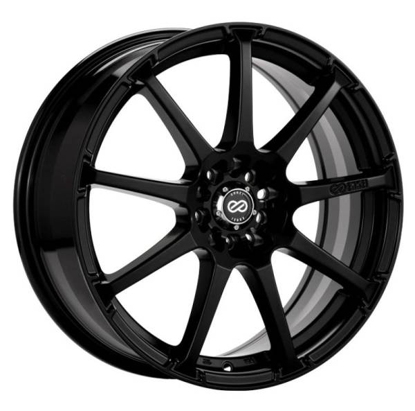 Enkei - Enkei 441-770-0138BK Enkei EDR9 17x7 4x100/114.3 38mm Offset 72.6 Bore Diameter Matte Black Wheel