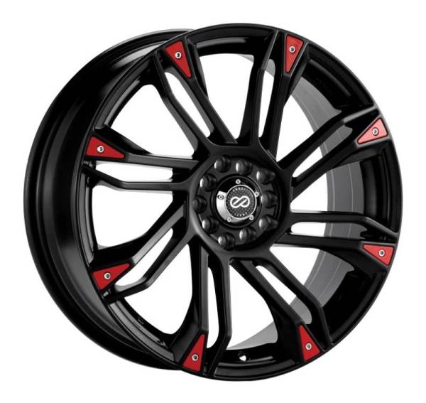 Enkei - Enkei 448-770-0242BK Enkei GW8 17x7 5x100/114.3 42mm Offset 72.6 Bore Matte Black Wheel