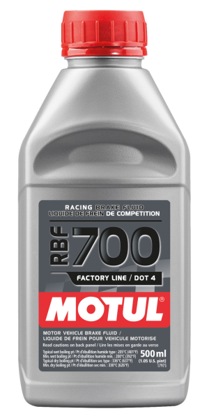 Motul - Motul 111257 Motul 1/2L Brake Fluid RBF 700 - Racing DOT 4