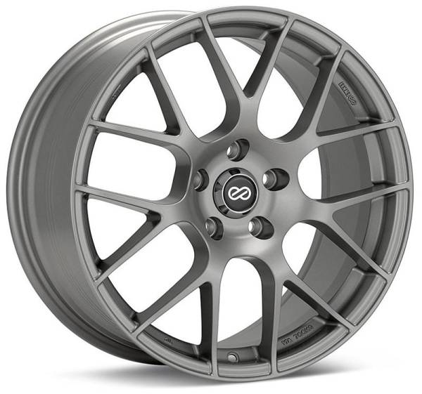 Enkei - Enkei 467-880-8045HS Enkei Raijin 18x8 45mm Offset 5x100 Bolt Pattern Hyper Silver Wheel