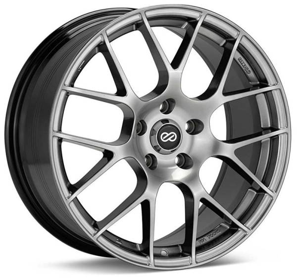 Enkei - Enkei 467-885-1238HS Enkei Raijin 18x8.5 38mm Offset 5x120 Bolt Pattern 72.6 Bore Diameter Hyper Silver Wheel