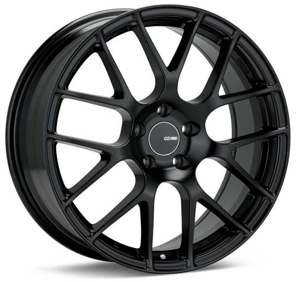 Enkei - Enkei 467-980-6540BK Enkei Raijin 19x8 40mm Offset 5x114.3 Bolt Pattern 72.6 Bore Dia Black Wheel