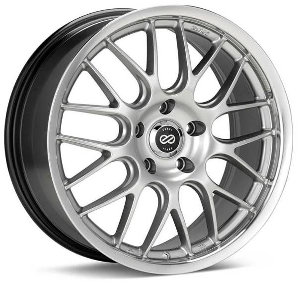Enkei - Enkei 469-295-1235HS Enkei Lusso 20x9.5 35mm Offset 5x120 Bolt Pattern 72.6 Bore Hyper Silver Wheel