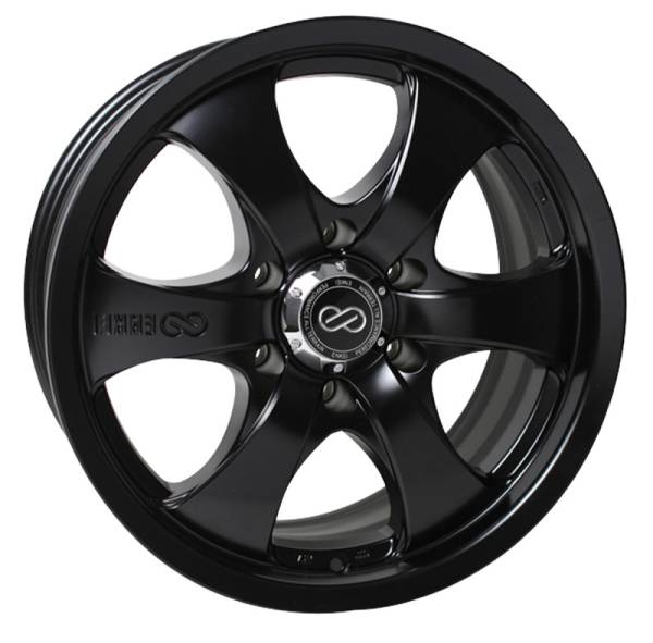 Enkei - Enkei 482-290-8330BK Enkei M6 Universal Truck & SUV 20x9 30mm Offset 6x139.7 Bolt Pattern 78mm Bore Black Wheel
