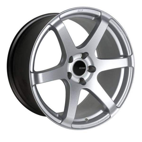 Enkei - Enkei 485-780-8045SP Enkei T6S 17x8 45mm Offset 5x100 Bolt Pattern 72.6 Bore Matte Silver Wheel