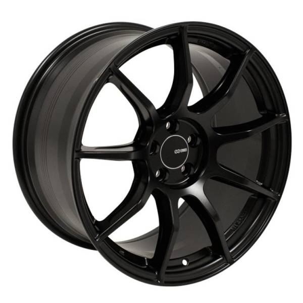 Enkei - Enkei 492-780-4445BK Enkei TS9 17x8 5x112 45mm Offset 72.6mm Bore Black Wheel