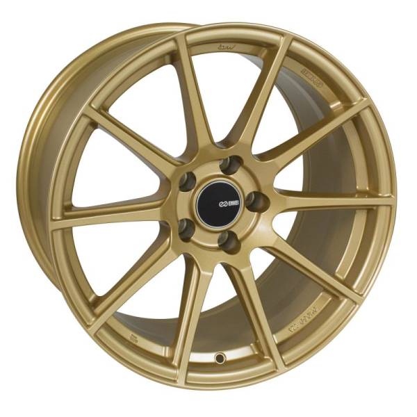 Enkei - Enkei 499-780-8045GG Enkei TS10 17x8 5x100 45mm Offset 72.6mm Bore Gold Wheel