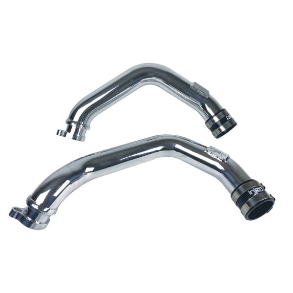 Injen - Injen SES1116ICP Injen 15-16 BMW M3 (F80) L6 Twin Turbo Polished Intercooler Charge Pipe w/ 1/8in Female NPT Bungs - Fits 2015-2020 BMW M4