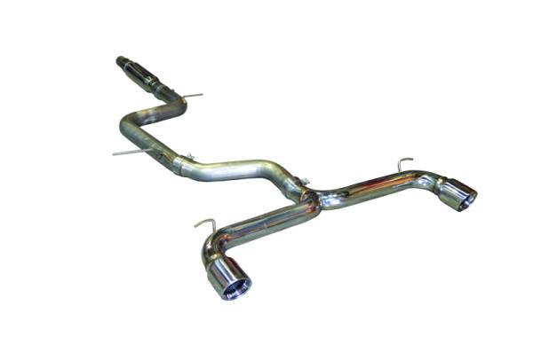 Injen - Injen SES3078 Injen 15-17 Volkswagen GTI 3in Cat-Back Stainless Steel Exhaust w/ Dual Polished Tips - Fits 2015-2017 Volkswagen GTI