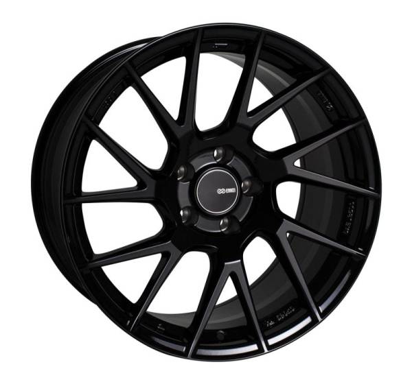 Enkei - Enkei 507-780-6535BK Enkei TM7 17x8 5x114.3 35mm Offset 72.60 Bore Black Wheel