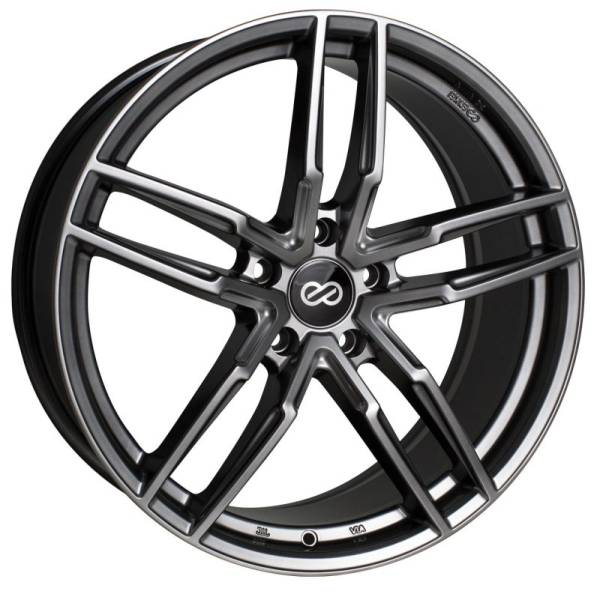 Enkei - Enkei 511-880-5140GR Enkei SS05 18x8 5x110 40mm Offset 72.6mm Bore Hyper Gray Wheel