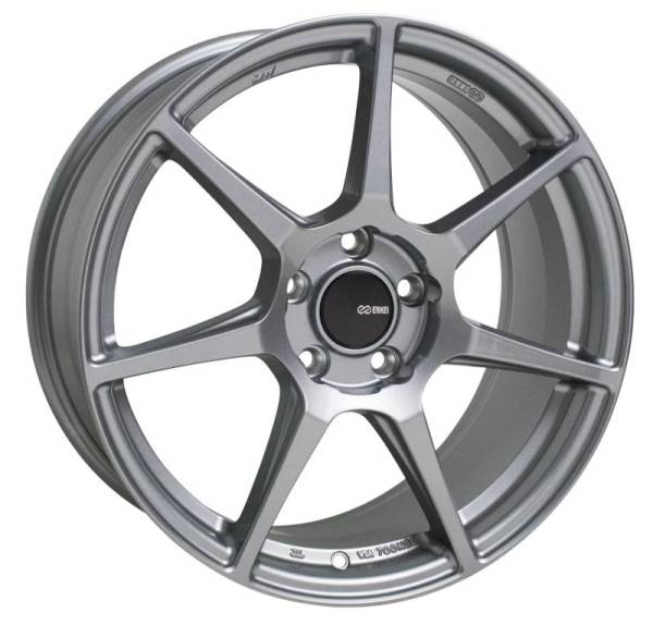 Enkei - Enkei 516-780-4445GR Enkei TFR 17x8 5x112 45mm Offset 72.6 Bore Diameter Storm Gray Wheel