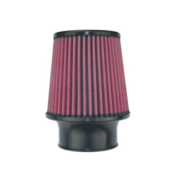Injen - Injen X-1017-BR Injen High Performance Air Filter - 3.00 Black Filter 6 Base / 5 Tall / 4 Top - 45 Pleat