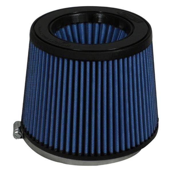 Injen - Injen X-1045-BB Injen AMSOIL Replacement Nanofiber Dry Air FIlter 5in Flange Diameter/6.5in Base/5in Height/70 Pleat