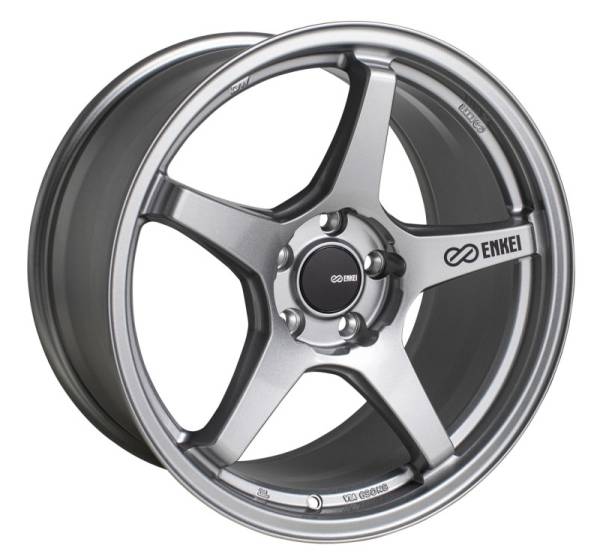 Enkei - Enkei 521-790-8045GR Enkei TS-5 17x9 5x100 45mm Offset 72.6mm Bore Storm Grey