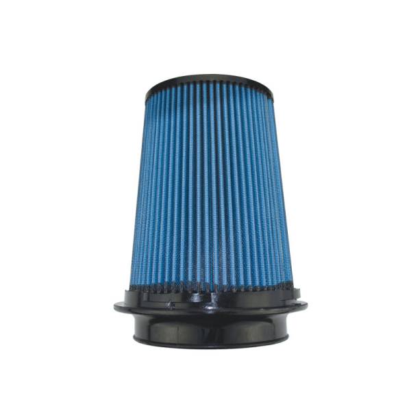 Injen - Injen X-1106-BB Injen SuperNano-Web Air Filter 5in Flange ID 7in Base/ 7.9in Height/ 5in Top/ Filter Monitor Nipple