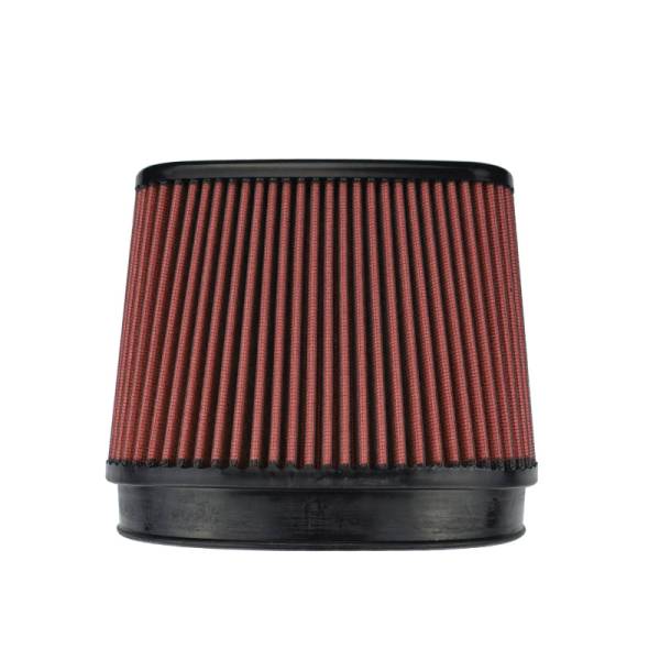 Injen - Injen X-1129-BR Injen 8-Layer Oiled Cotton Gauze Air Filter/ Oval ID Oval Base/5.55in Media HT/7in x 2.75in Oval Top